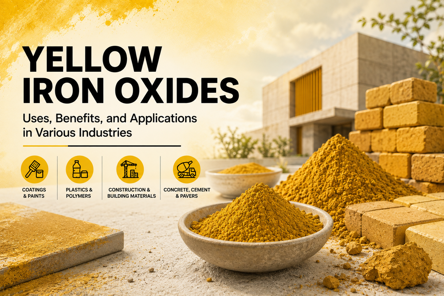 Yellow Iron Oxides: Uses, Benefits, and Applications